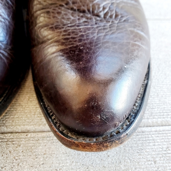 Roger\'s Leather Western Cowboy Brown Boots Men’s Size 8.5 main image 10